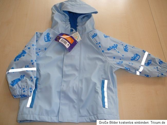 NEU Lupilu Matschjacke / Buddeljacke Gr. 110 / 116 hellblau mit