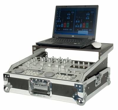 MIXER CASE 19 Mit NOTEBOOK ABLAGE, RACK Virtual DJ NEU