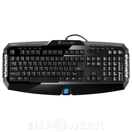 Sharkoon Skiller Gaming Kabel USB Tastatur Keyboard QWERTZ PC Computer