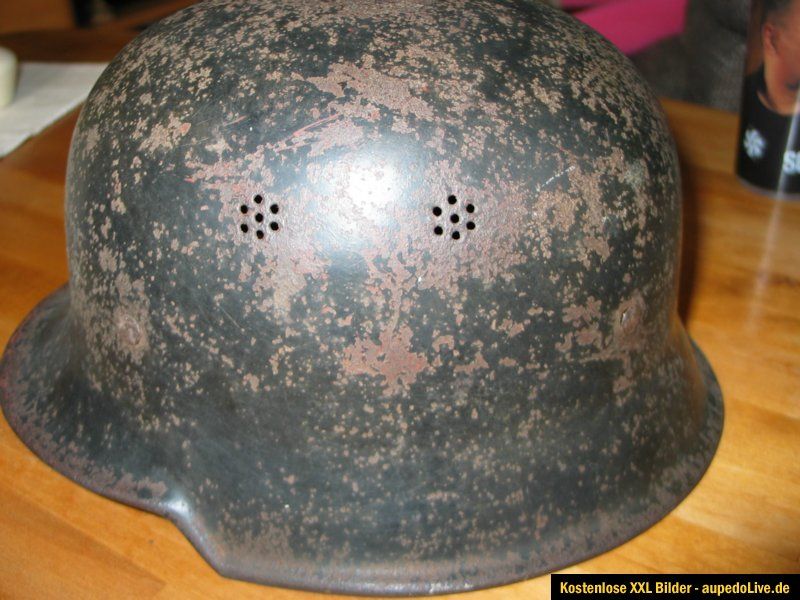 Helm ,Löschpolizei?Luftschutz? Feuerwehr?Wehrmacht Dachbodenfund,WK 2