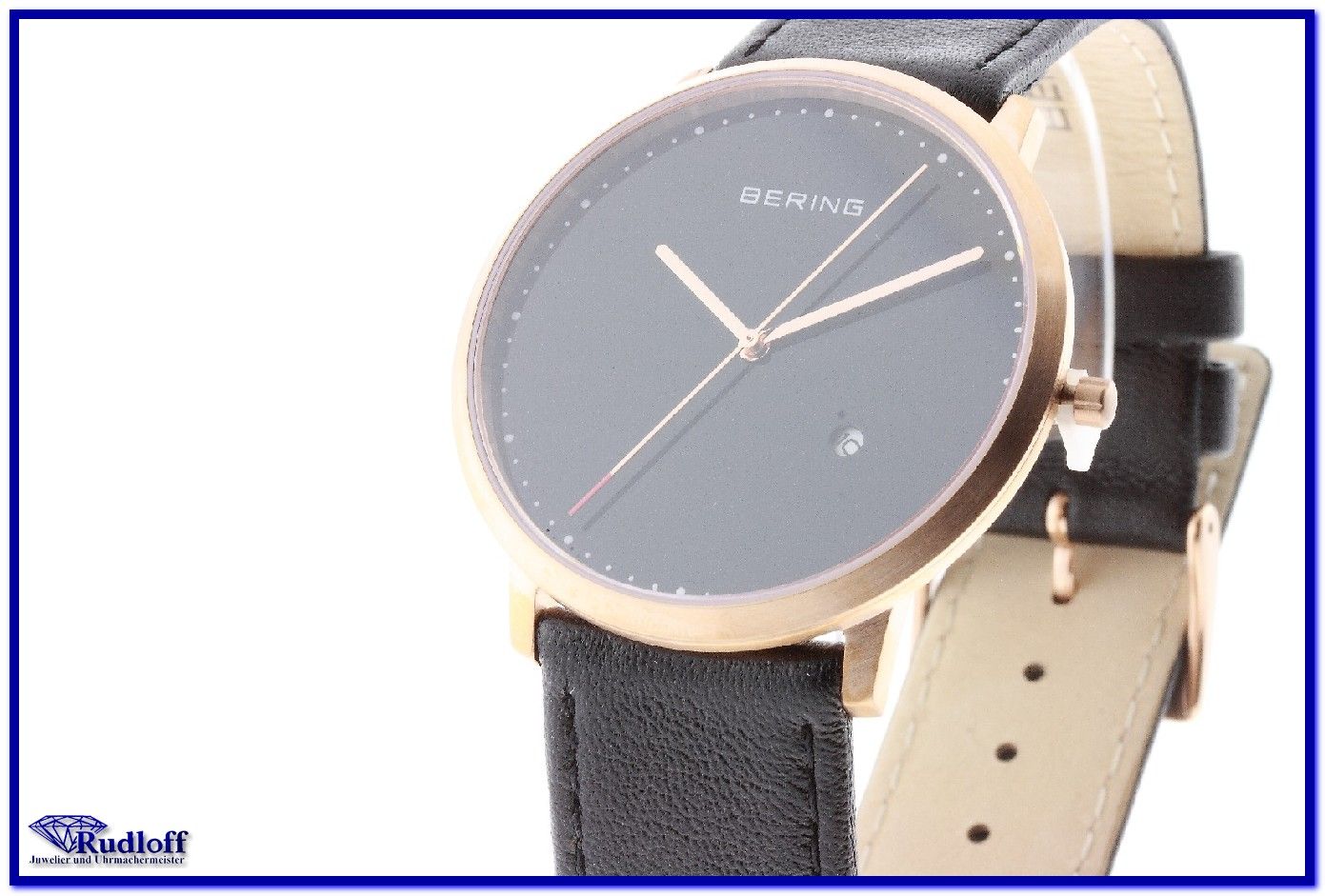 BERING Uhr 11139 462 flache Herrenuhr Safirglas