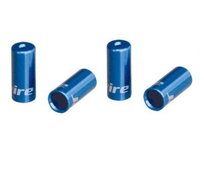 Jagwire Endhülsen 2 Stück Endkappen 4mm für Schaltzug blau CC464