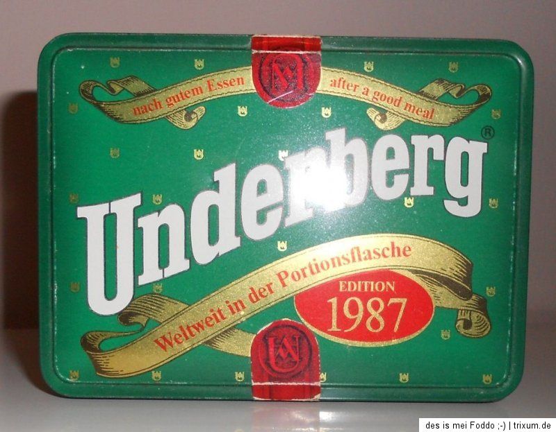 UNDERBERG Bitterlikör limited Edition 1987 Sammlerdose nostalgische