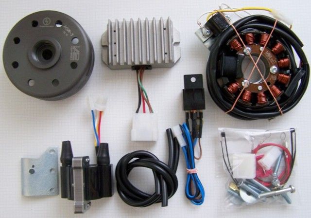 Elektronische Zündanlage JAWA 634, CZ 471 12 Volt