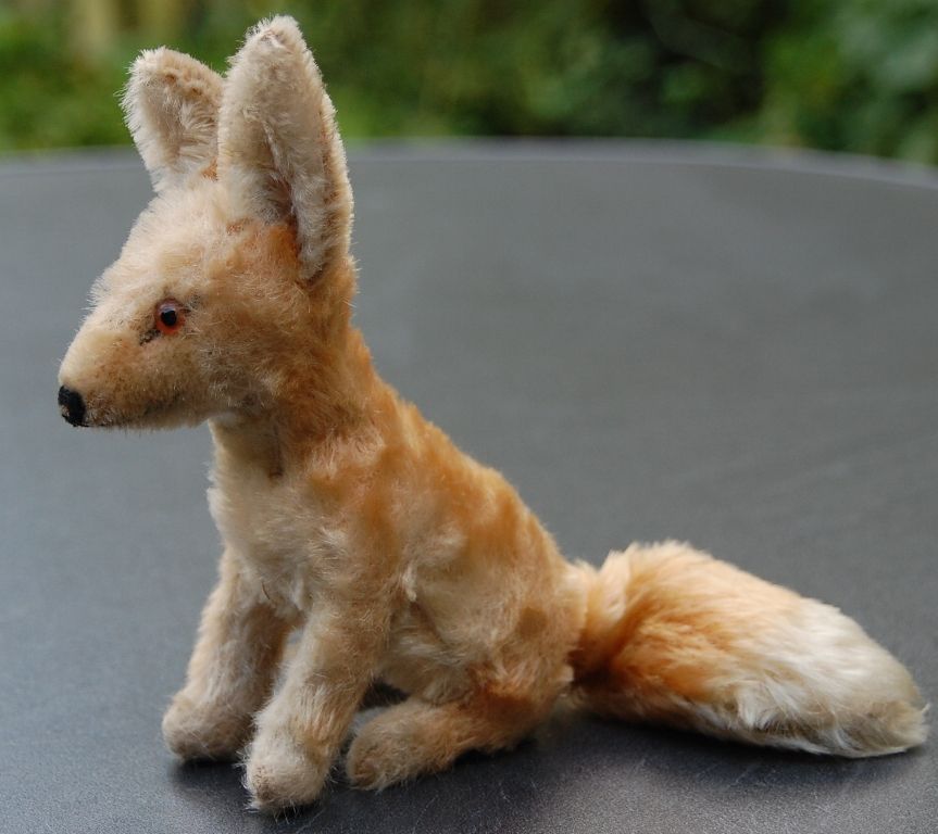 Steiff Fuchs sitzend sitting Fox vor 1947 18cm guter Zust. RARE S463