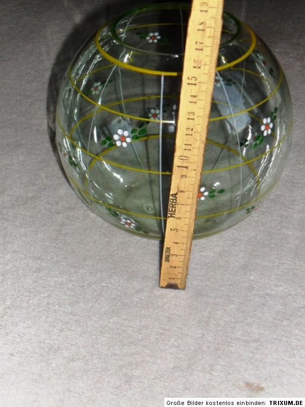 ART DECO BAUHAUS WERKBUND VINTAGE GLAS ANTIKGLAS VASE KUGELVASE um