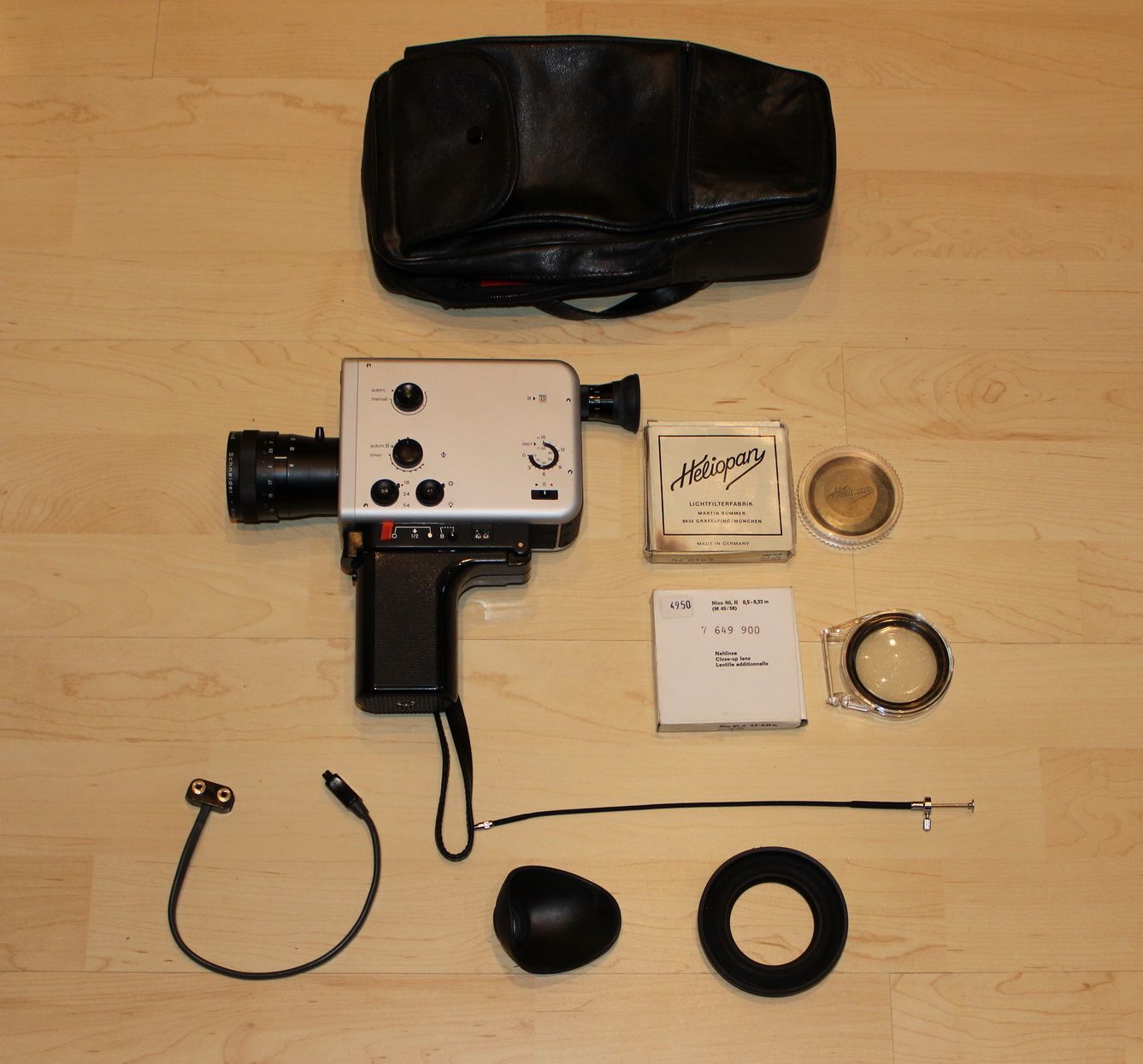 Super 8 Filmkamera Braun Nizo 481 + Zubehör TOP Zustand