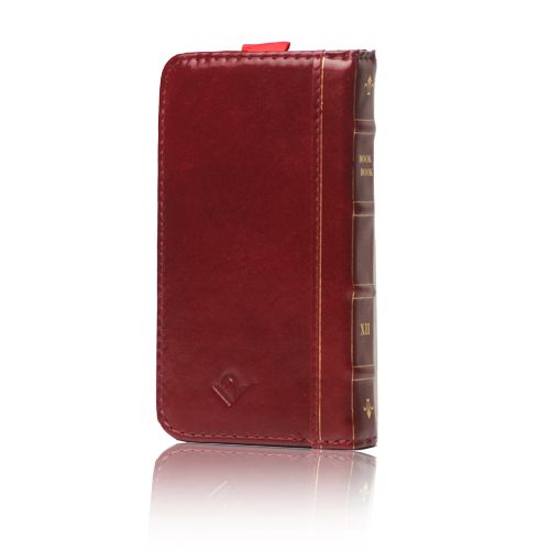 Portmonee Portemonnaie Leder Tasche Hülle Wallet Case Rot #481