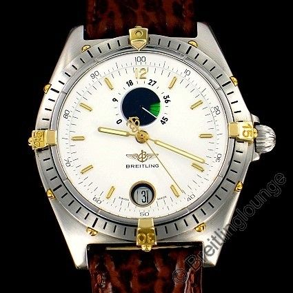 BREITLING Nightflight Reserve de Marche Automatic Uhr Gangreserve neuw