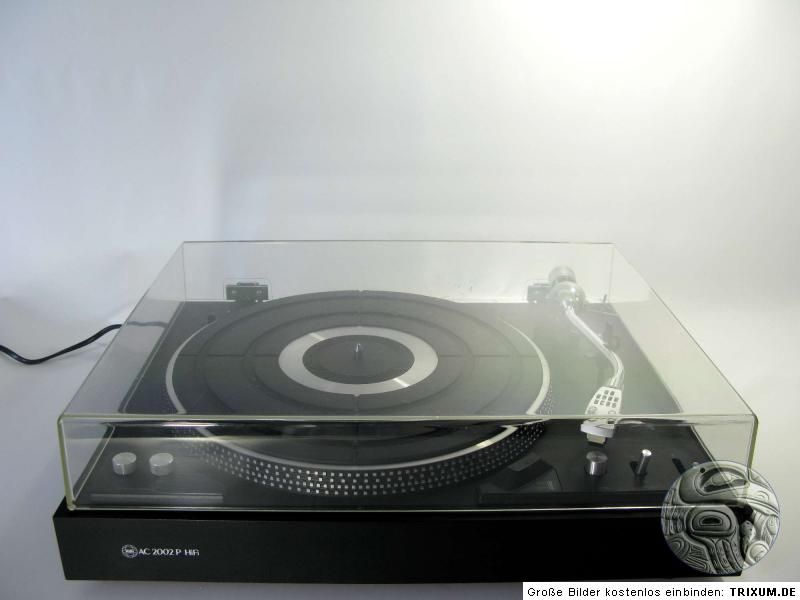 Mit Ortofon     Tonarm  1970er Plattenspieler / Turntable AC 2002P