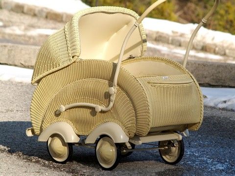 KINDERWAGEN Original antik, HECKER Windelcabrio, Kinderwagen alter