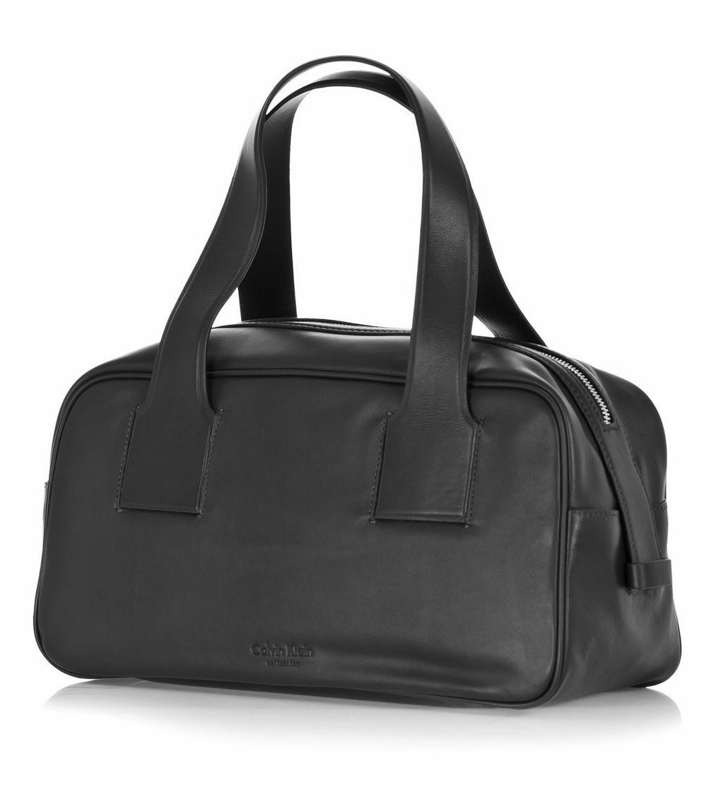  Collection Echtleder Tasche Handtasche Henkeltasche CK 506 schwarz