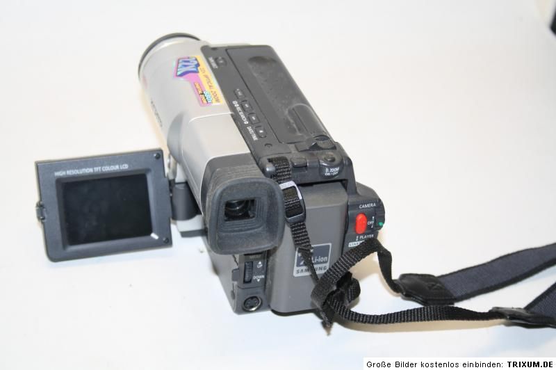 Samsung Video 8 Camcorder VP L800U Video 8 + Hi8   Silber