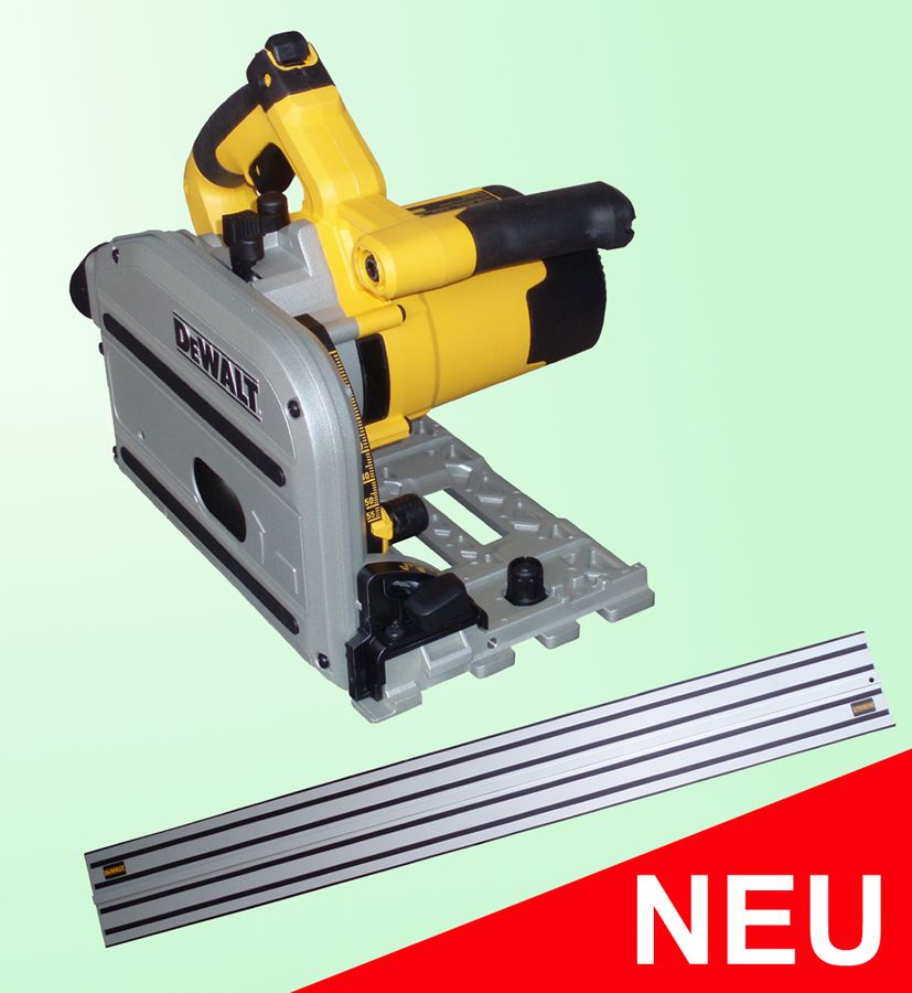 DeWalt Tauchsäge DWS520 + Schiene + Festool Sägeblatt