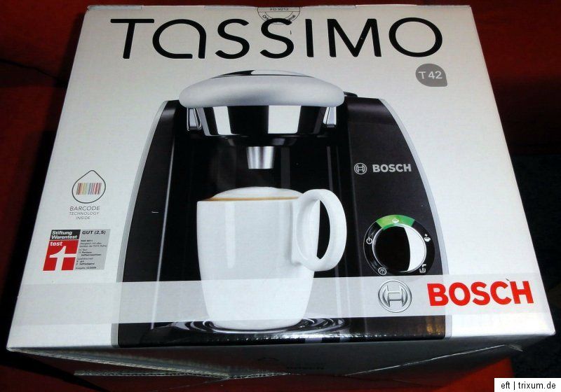 Kaffeemaschine Tassimo T42 nagelneu, OVP + 40 € Gutschein