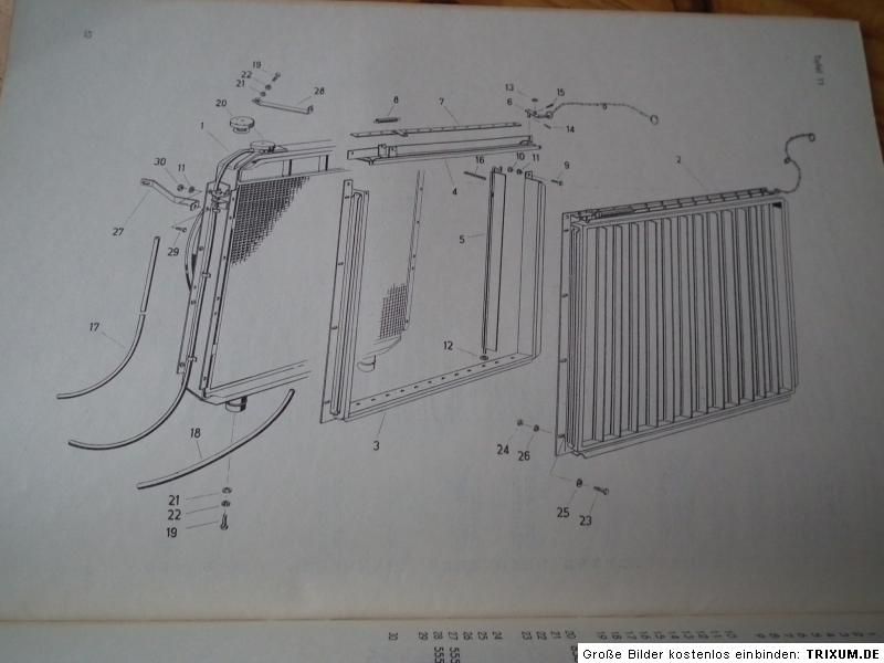 Ersatzteilkatalog DDR Mähdrescher E516 Kombinat Fortsch