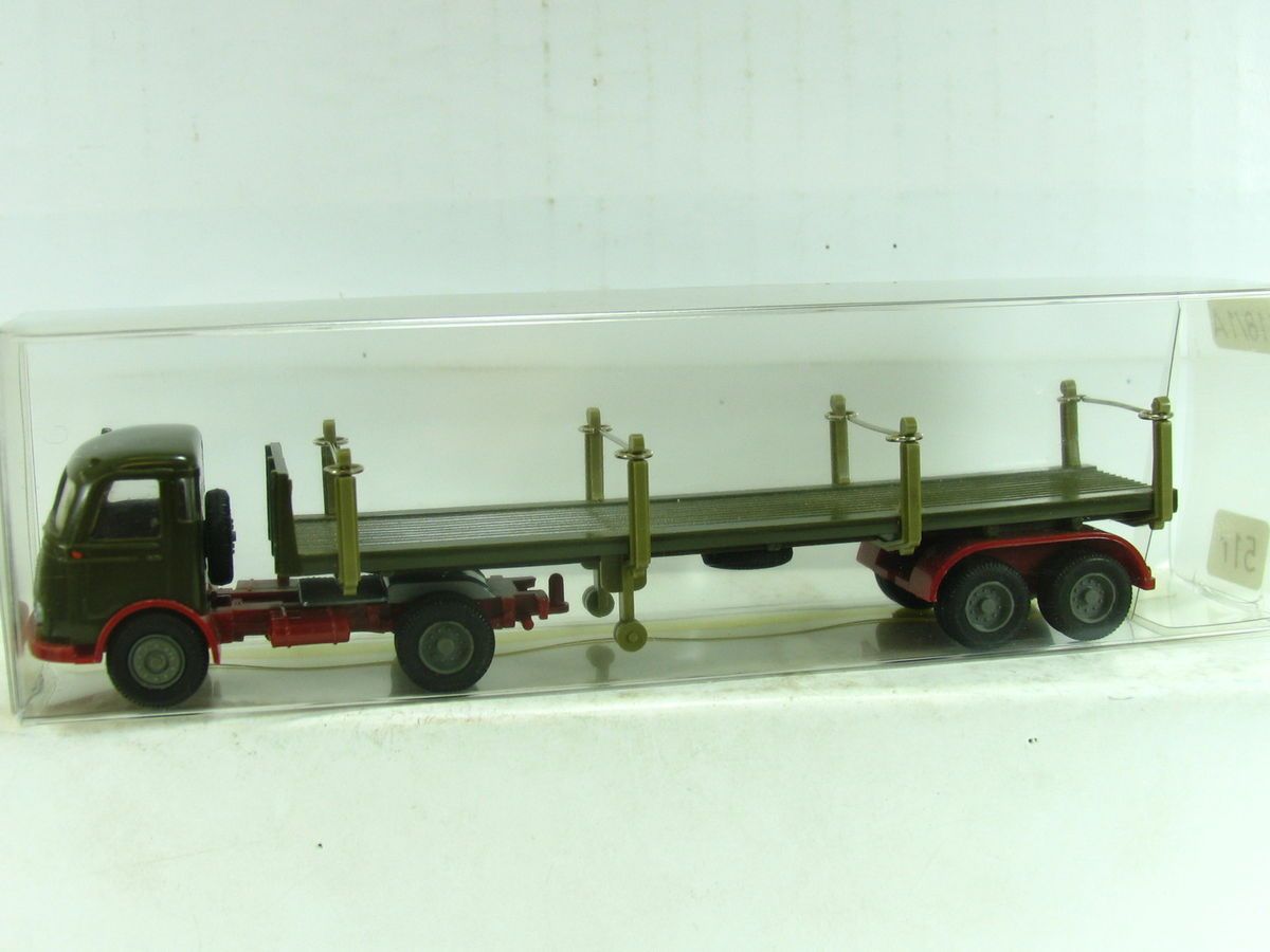 Wiking H0 187 Nr 518/1A MB LPS 332 Pullmann Rungensattelzug (LU 176