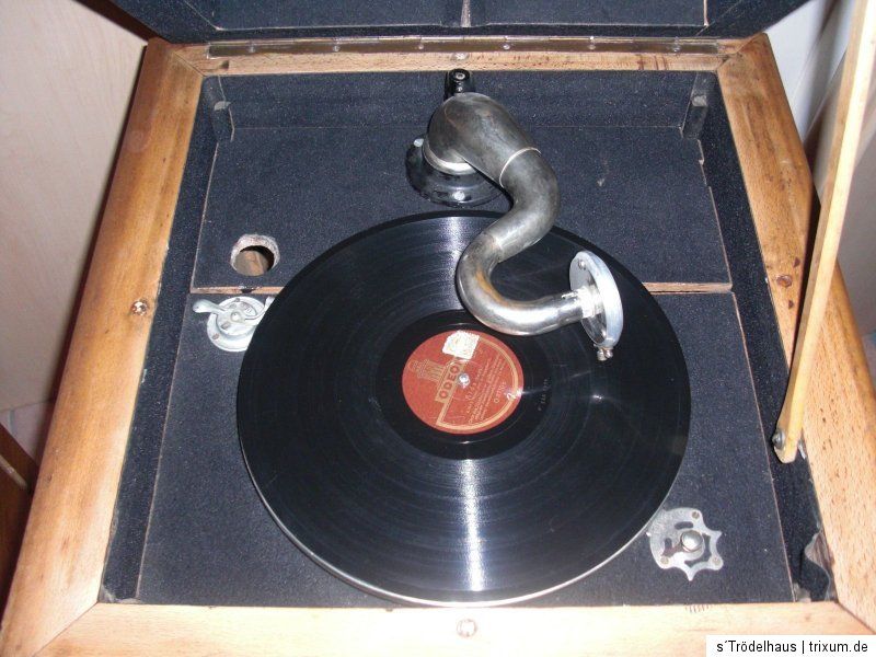 antikes Grammophon Standgrammophon Kastengrammophon Polydor Concert