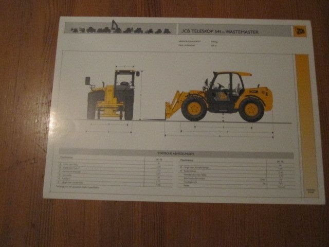 Prospekt JCB Teleskop 541 70 Wastemaster