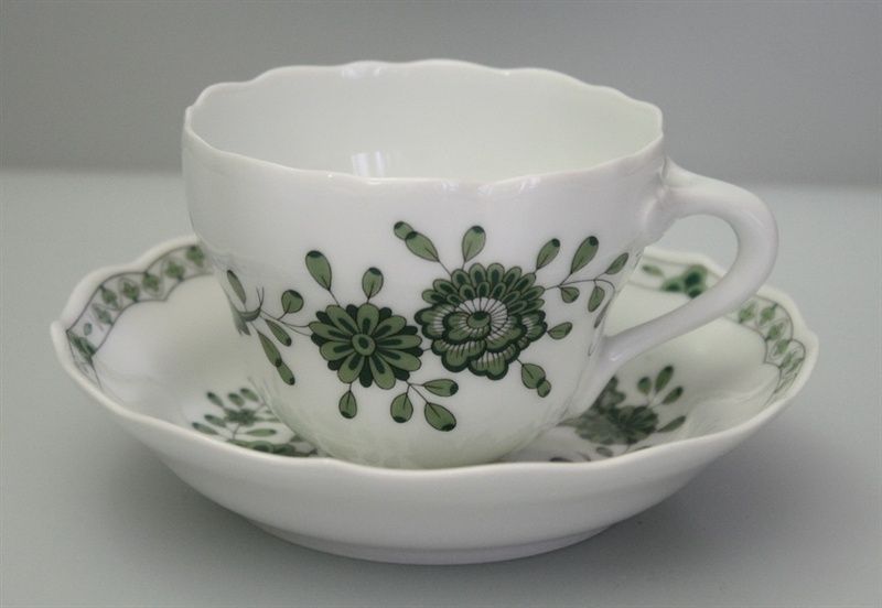 Hutschenreuther Schlossgarten Kaffeetasse mit Untere N1