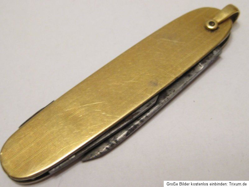 ALTER SOLINGEN TASCHENMESSER 765ER ECHTGOLD (19kT.)SELTEN