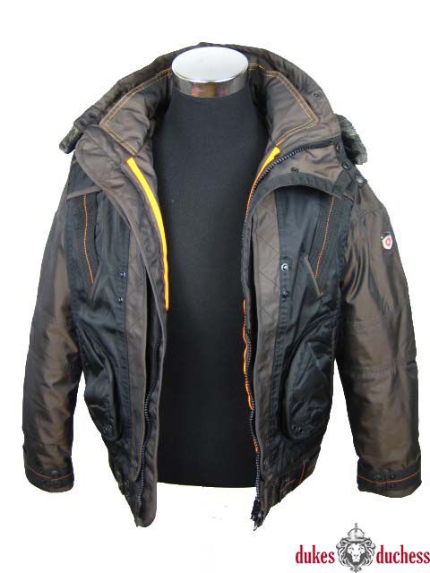 Jacke HELICOPTER sw/cof braun/schwarz Größe M UVP549€ NEU