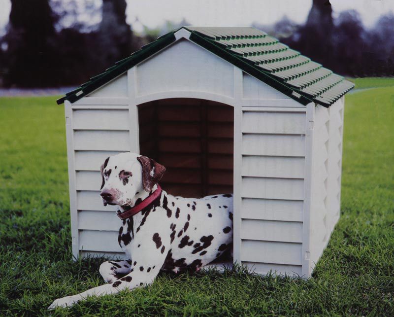 Ware Hundehütte Hütte Haus, Kunststoff, ca. 78x84x81cm