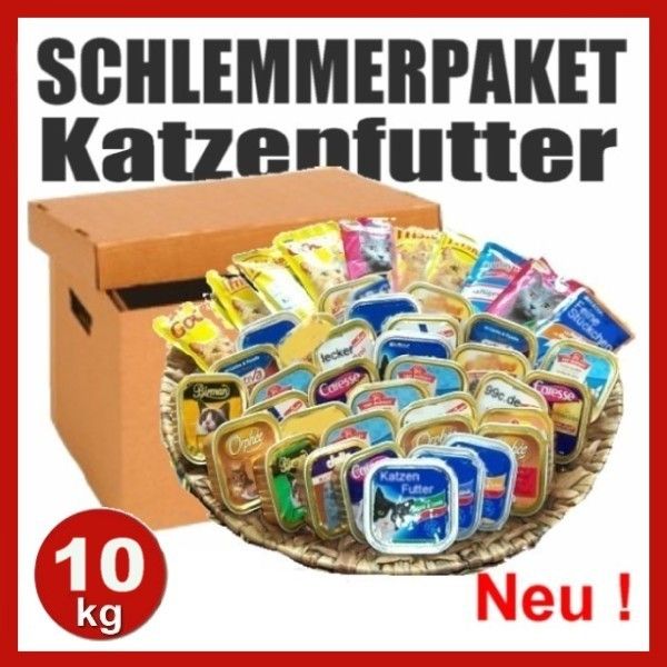 Katzenfutter Schlemmerpaket 10kg