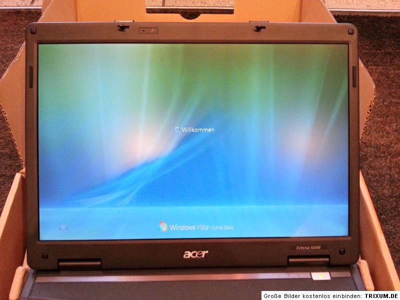 Acer Extensa 5230E 581G16Mn Notebook 15.4 Zoll (160 GB,Celeron M 2.16