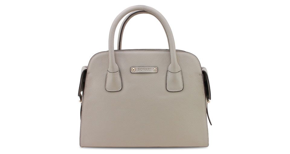 ORIGINAL BOVARI SENSUAL BAG* UVP 599€* HANDTASCHE*ECHT LEDER*TAUPE