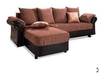 Polsterecke Sofa Schlaffunktion Ecksofa Landhaus Look abaufssofa