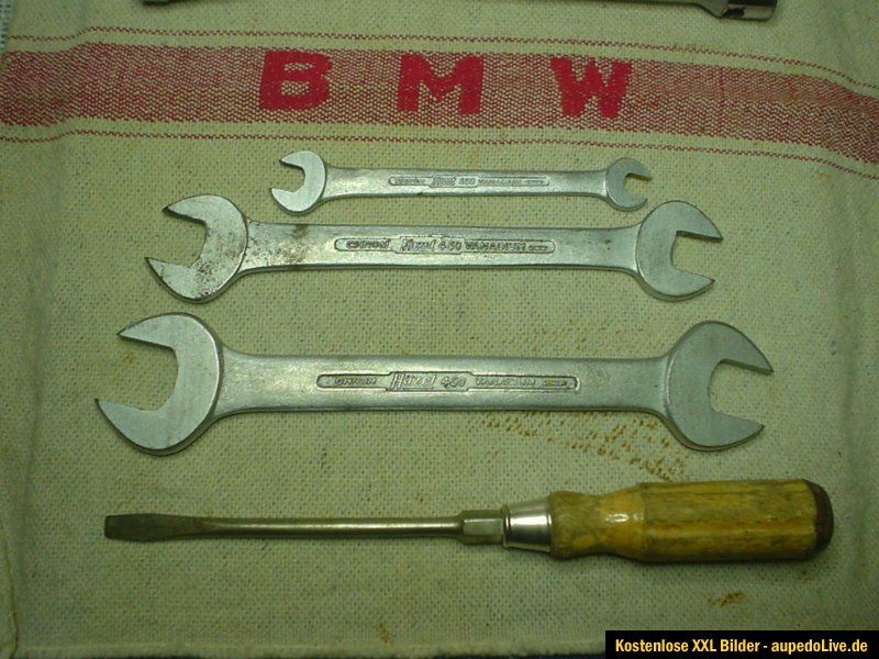 Original BMW 501 502 503 507 Bordwerkzeug für Kasten Barockengel 3200