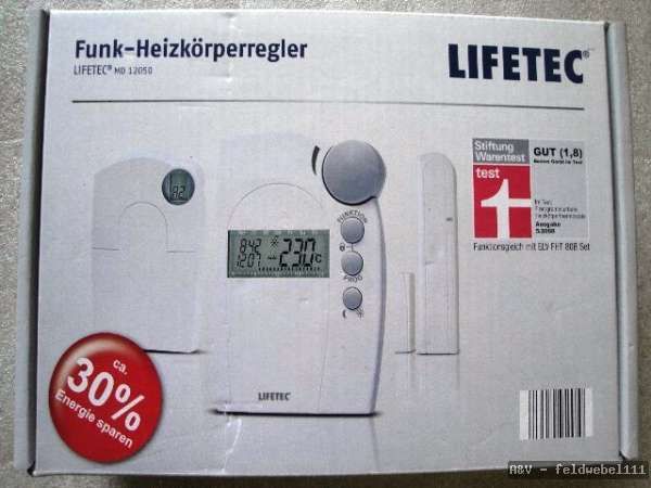 Funk Heizkörperregler   LIFETEC   MD 12050 NEU/OVP