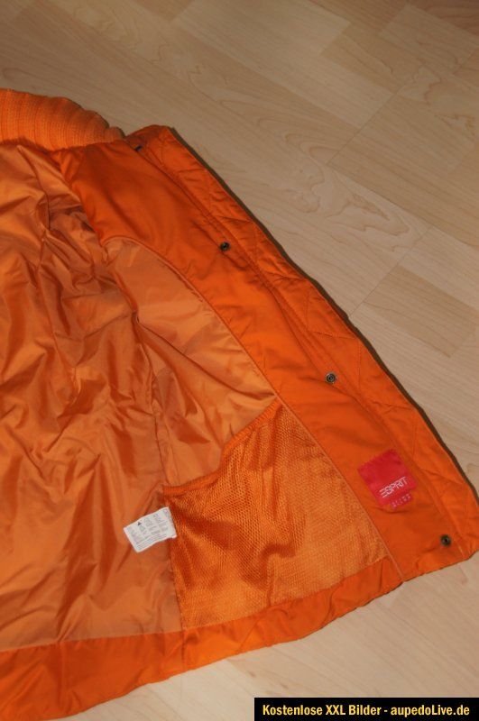 ESPRIT Jacke Damen Winterjacke Daunen 38/40 M/L orange Daunenjacke