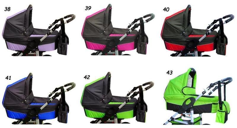 Kinderwagen Cesar 3 in 1 deluxe   Bestellbar in vielen Designs und 36