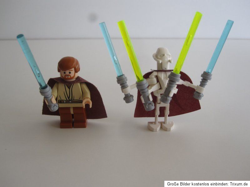 Lego Star Wars 7255 General Grievous Chase Obi Wan Varactyl Boga mit