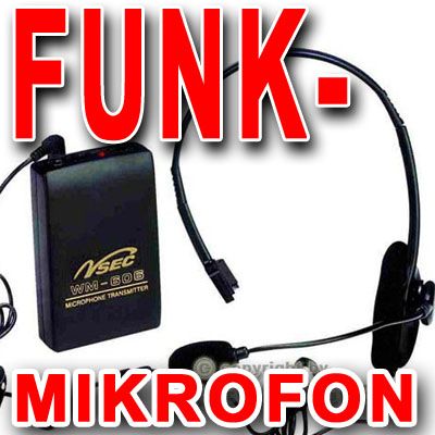  ANSTECK WIRELESS FUNK MIKROFON DRAHTLOS 606 KARAOKE