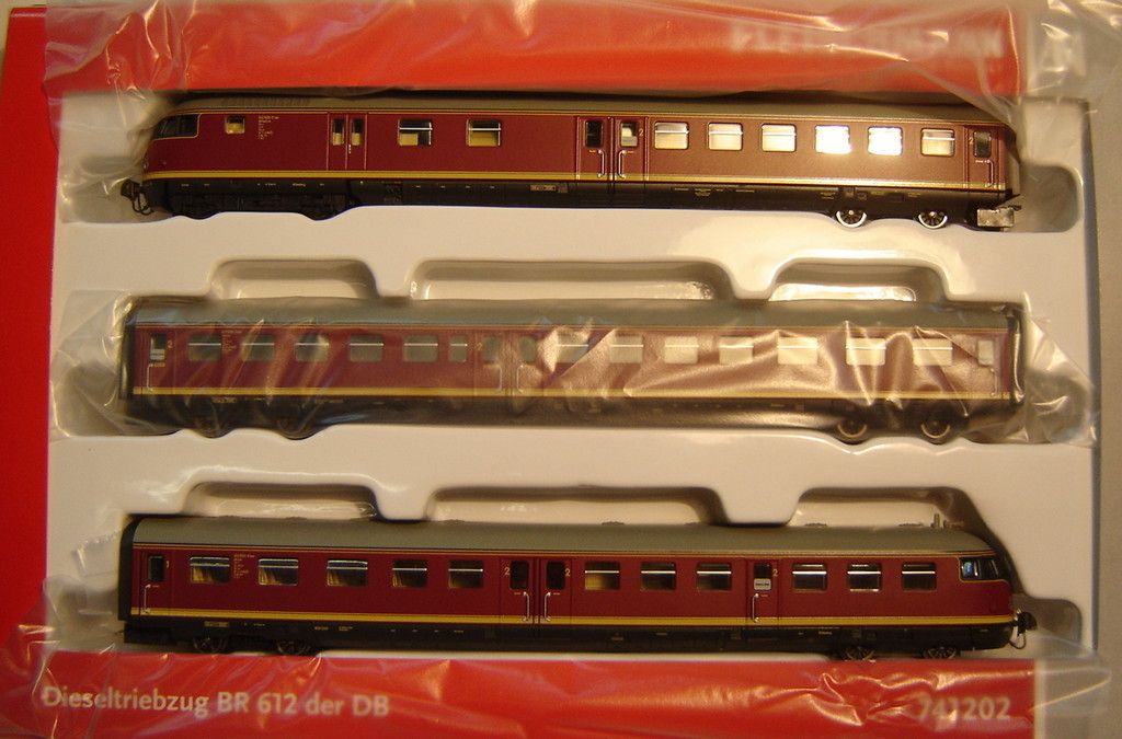 Fleischmann N 741202 Dieseltriebzug BR612 der DB Ep.IV Neu(836