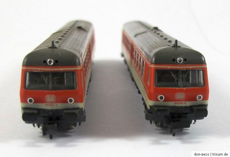 Fleischmann 7430 zweiteiliger Dieseltriebzug VT 614 der DB Spur N, OVP