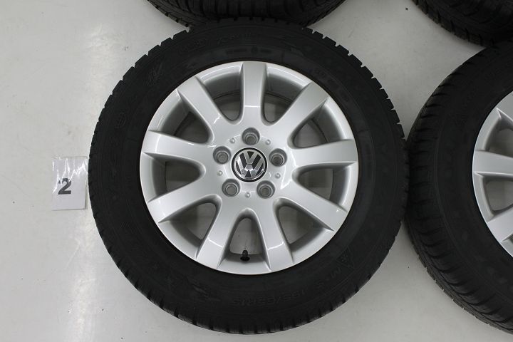 Original VW Golf 5 V Plus Misano Alufelgen Ganzjahresreifen 15 Zoll