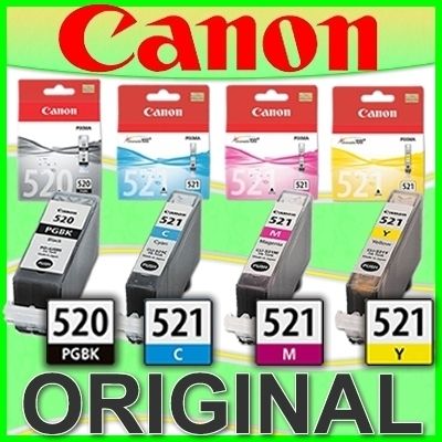 4x TINTENPATRONEN CANON PIXMA MP540 MP550 MP560 MP620 MP630 MP640