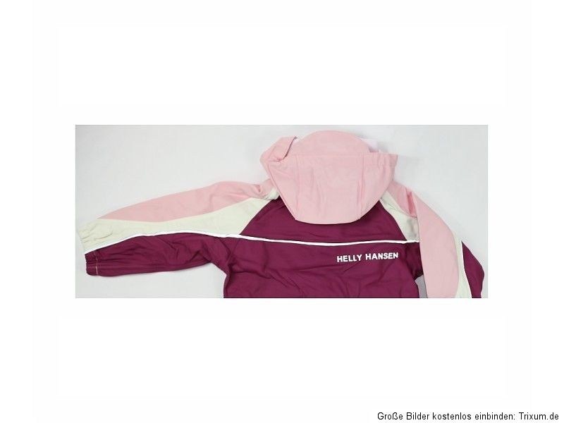 Helly Hansen Mädchen Regen Jacke, Windbreaker Gr. 110 Dark Pink