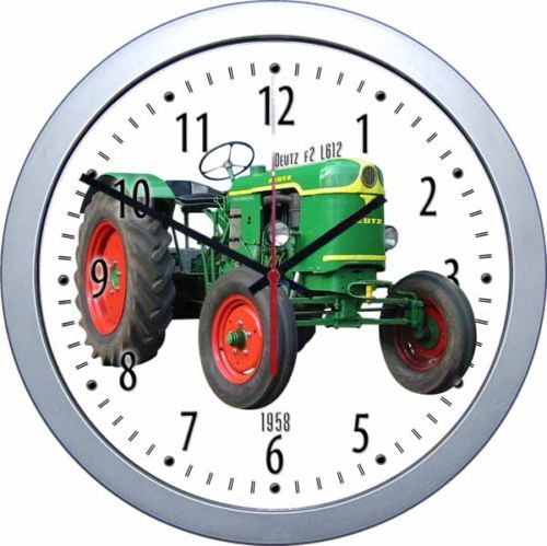 Klassische Traktor Wanduhr Deutz F2 L612 1958 Uhr