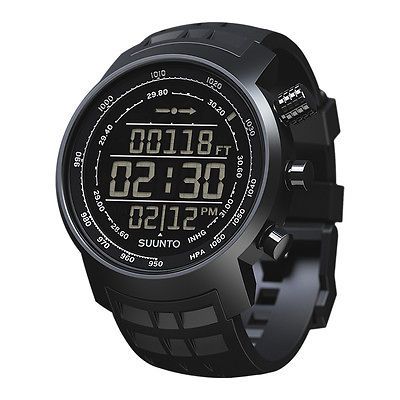 Suunto Elementum Terra All Black dark display Zeit Datum Alarm 3 D