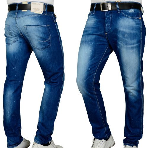 Jack & Jones Erik Original Bl 151 Lid Noos Washed Anti Fit Jeans Blau