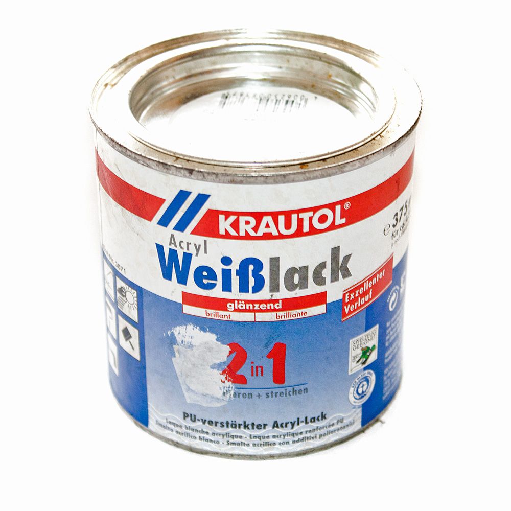 Krautol Acryl Buntlack 2in1 glänzend Lack Bunt Lack Farbe 0,375 L