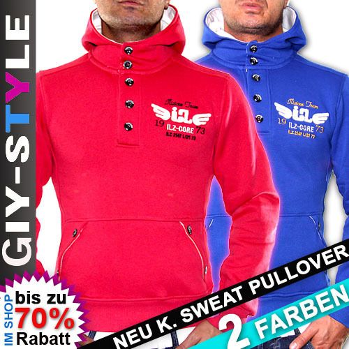 NEU TRENDY MEN 2012 DICKE HERREN SWEAT KAPUZENPULLOVER HOODIE 2