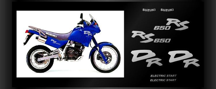 Aufkleber Suzuki DR 650 RS