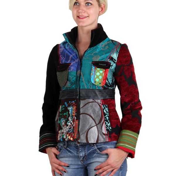 Desigual Jacke D 651 2 Damenjacke Bunt Gr. 44/XL