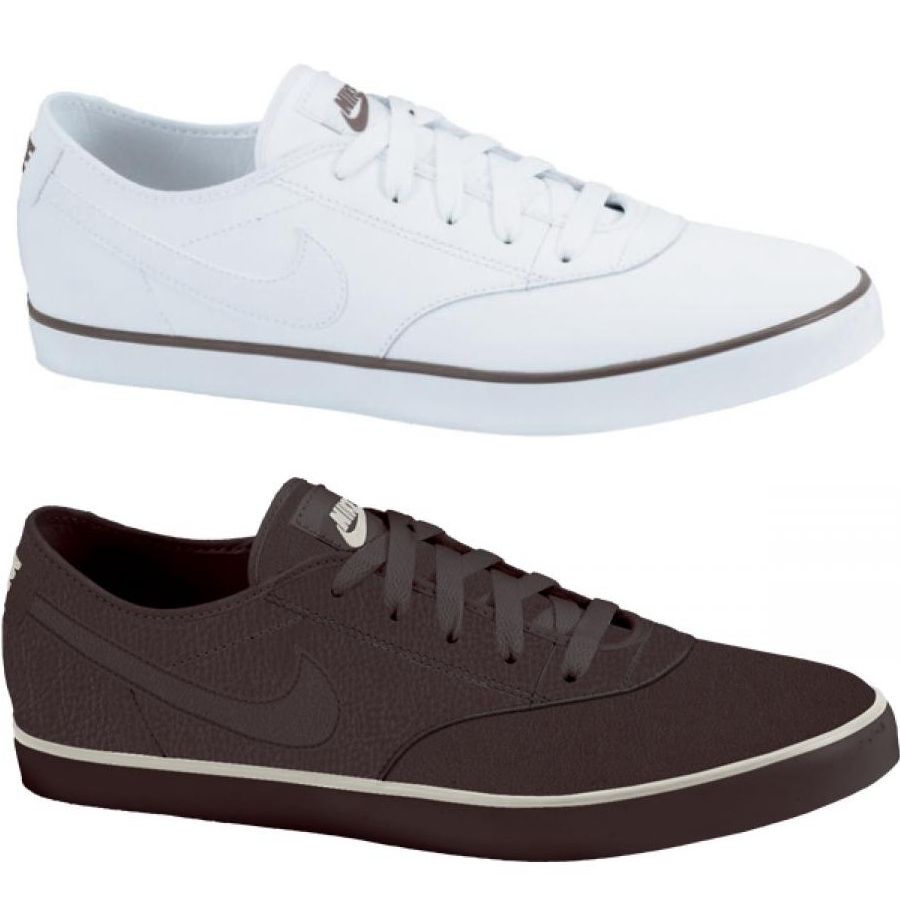 NIKE REGENT LEATHER HERREN SCHUHE LEDER WEIß,BRAUN